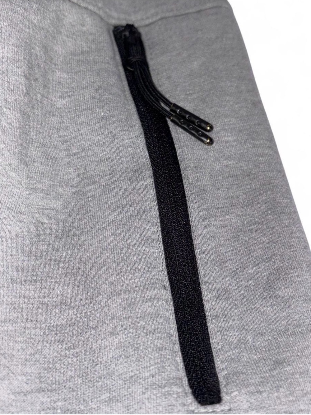 Nike tech men’s Gray Hooded full zip sweatshirt with Black Trim size small - Picture 3 of 6